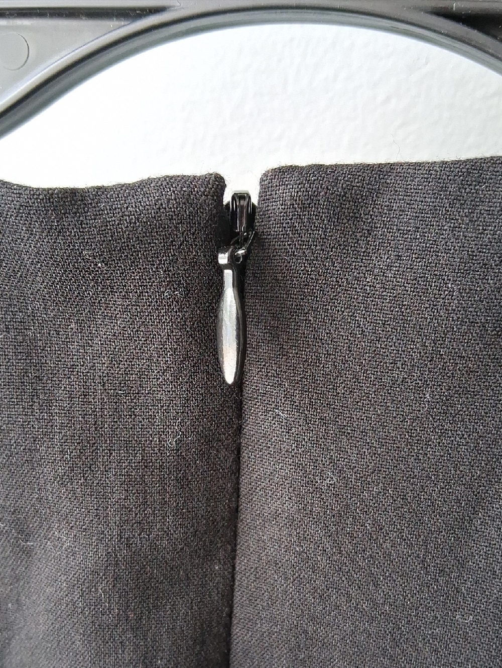 Calvin Klein Black Dress Side Pearls Button Slit Dress Size 10p - Picture 4 of 14
